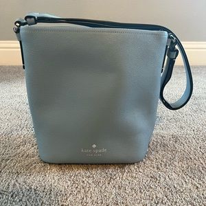 Kate Spade Light Blue Bucket Bag